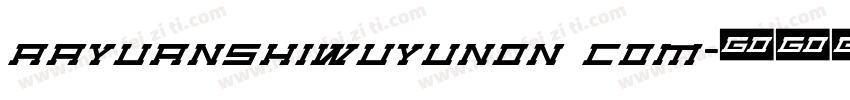 AaYuanshiwuyuNon Com字体转换